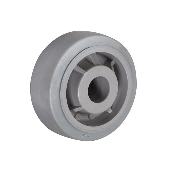 Casterhq 5"x2" GRAY THERMO RUBBER (NON MARKING) WHEEL, 400 LBS CAPACITY MIR-5M7 - main